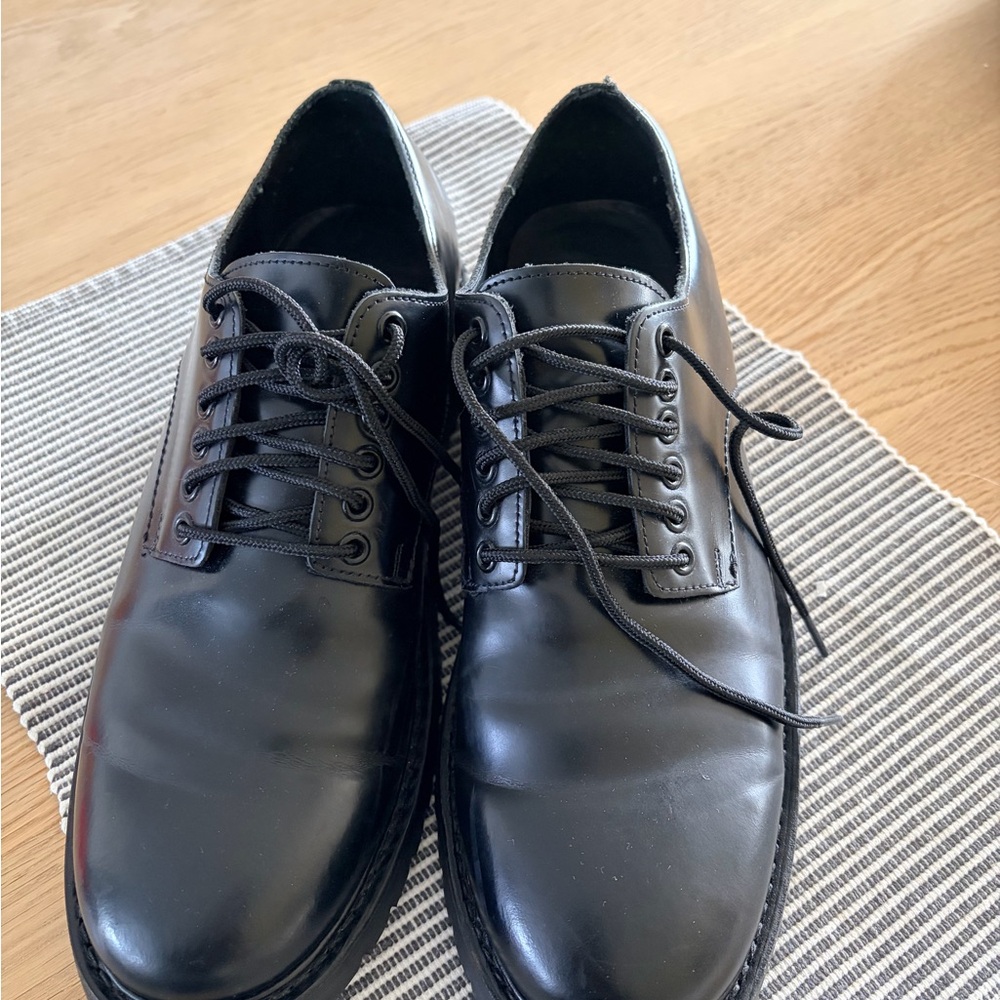 Thursday Boot Company- Renegade-  Black Oxfords
